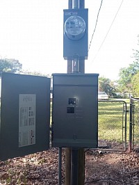 Service pole